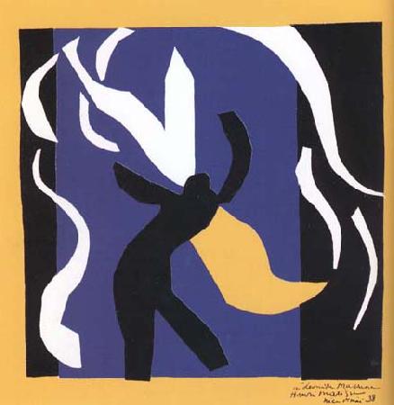 Henri Matisse Design for Backdrop of 'Strange Farandole' (mk35) oil painting image